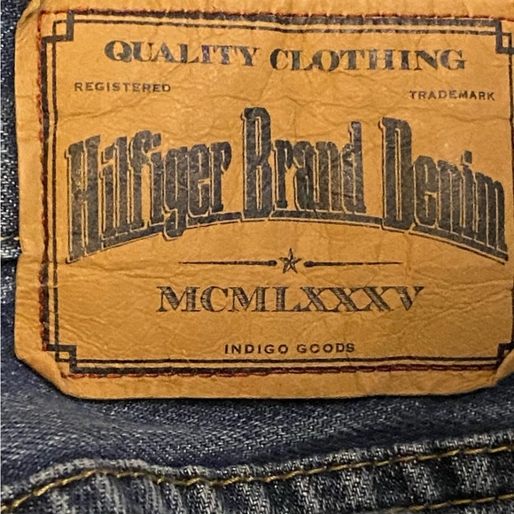 Tommy Hilfiger Denim hi rise Regular Fit Blue W36 L24 Vintage Retro. - Picture 3 of 6